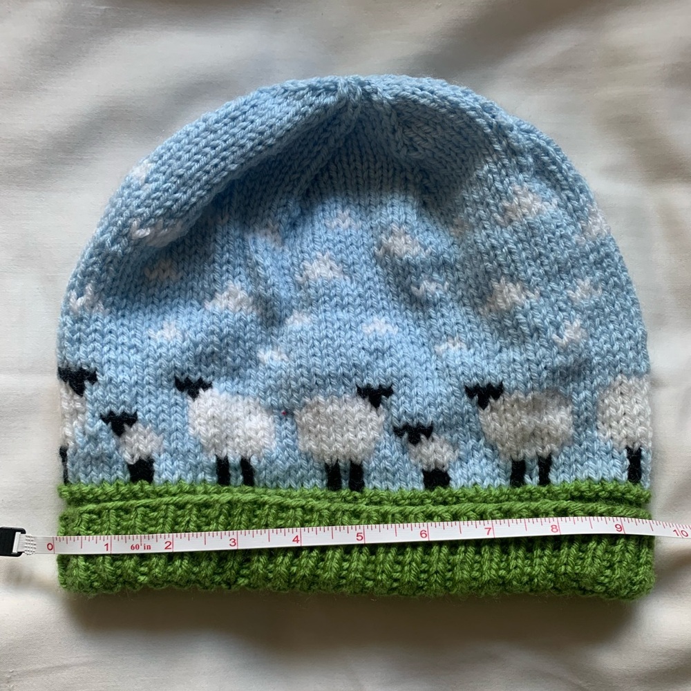 Handmade Knit Sheep Beanie - Picture 3 of 4